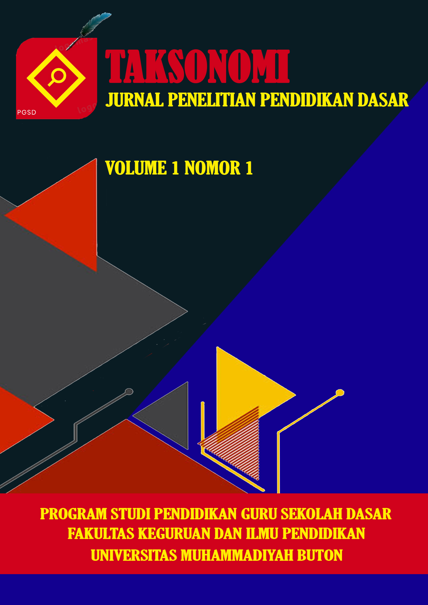 					View Vol. 1 No. 1 (2021): Mei, Taksonomi : Jurnal Penelitian Pendidikan Dasar
				